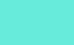 RGB 颜色 : 67ebdb, png 
